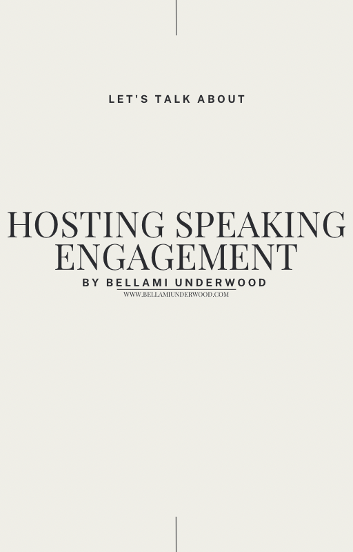 HOSTING SPEAKING ENGAGEMENT INQUIRY